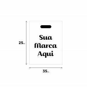 SACOLA PLÁSTICO BOCA VAZADA - P PLÁSTICO DE ALTA DENSIDADE 25x35cm 1x0   